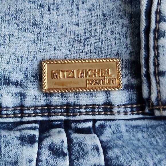 Mitzi Michel Stone Wash High Waist Skinny Jegging - Size 9 - Picture 12 of 12